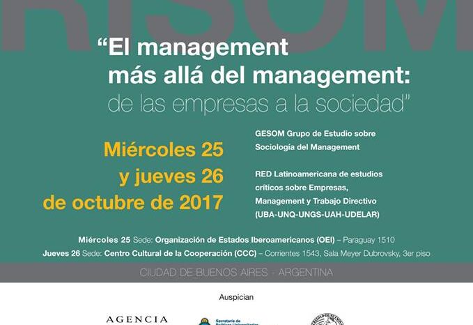 Sociología del Management. Más allá del Management: de las empresas a la sociedad